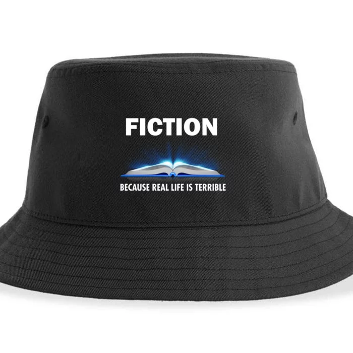 Fiction Because Real Life Is Terrible Sustainable Bucket Hat