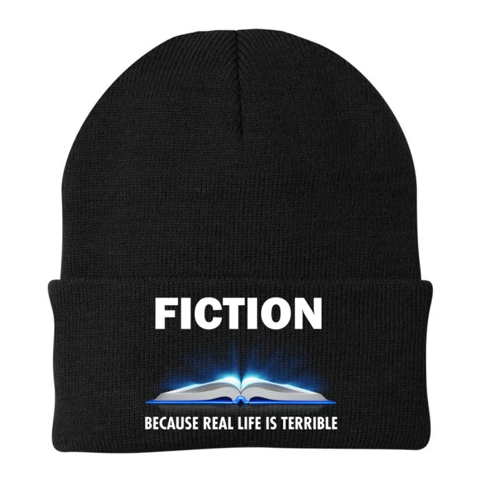 Fiction Because Real Life Is Terrible Knit Cap Winter Beanie