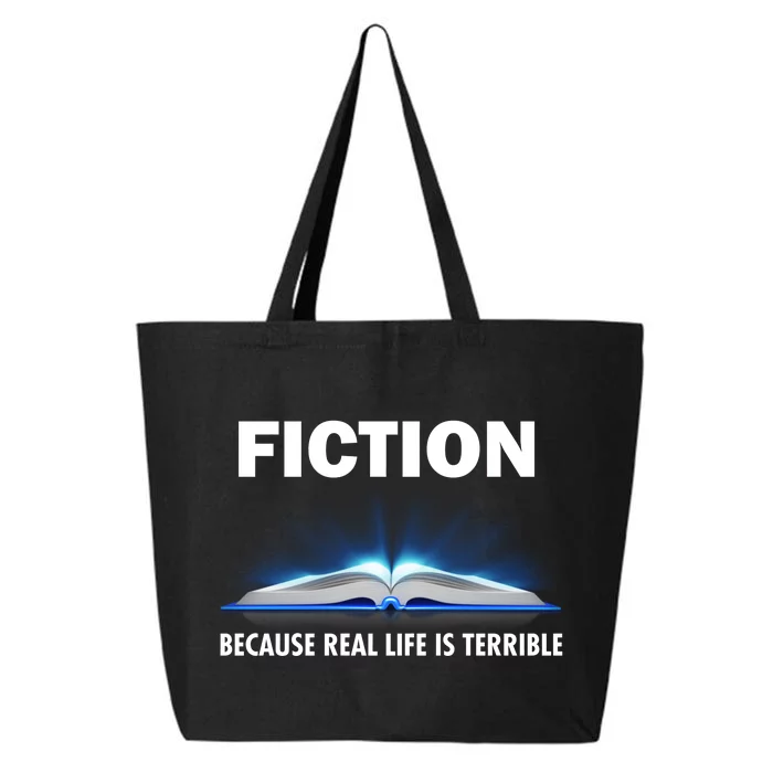 Fiction Because Real Life Is Terrible 25L Jumbo Tote