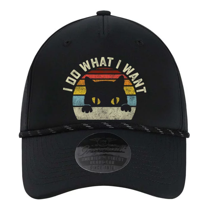 Funny I Do What I Want My Black Cat Red Cup Vintage Retro Performance The Dyno Cap