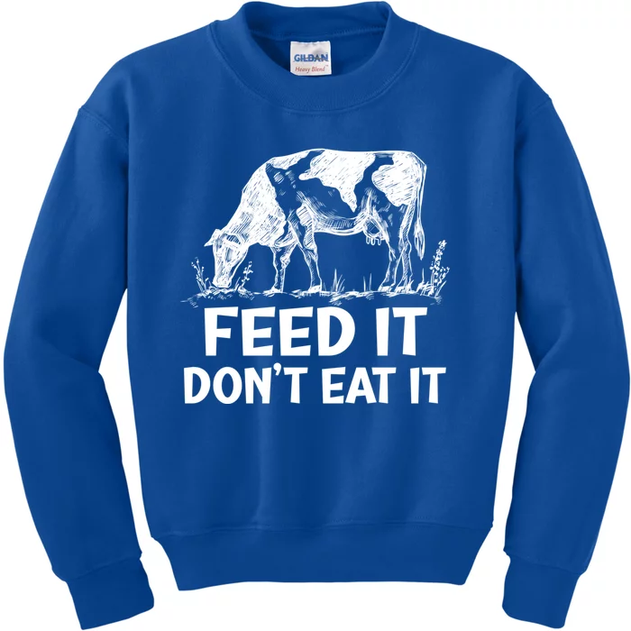 Feed It Don’t Eat It Meaningful Gift Kids Sweatshirt