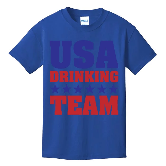 Funny Independence Day Usa Ing Team 4th Of July Gift Kids T-Shirt