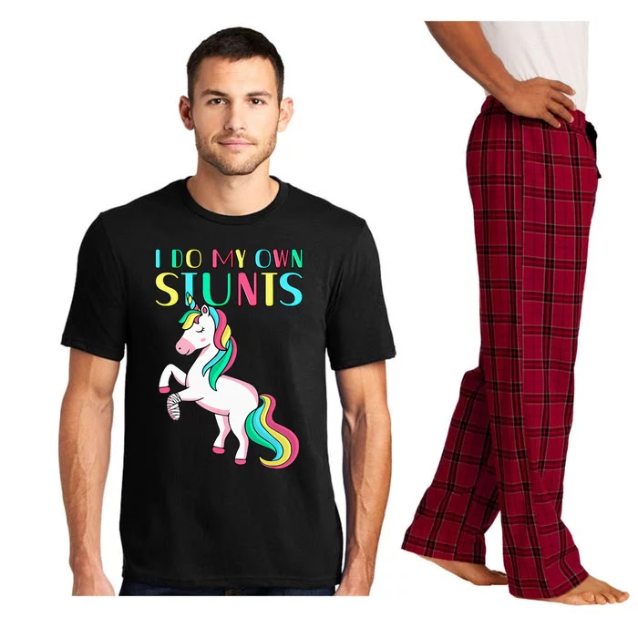 Funny I Do My Own Stunts Broken Arm Cute Magical Unicorn Pajama Set