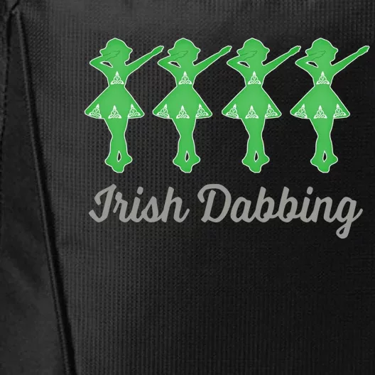 Funny Irish Dabbing Feis Irish Dance Best Gift Cute Gift City Backpack