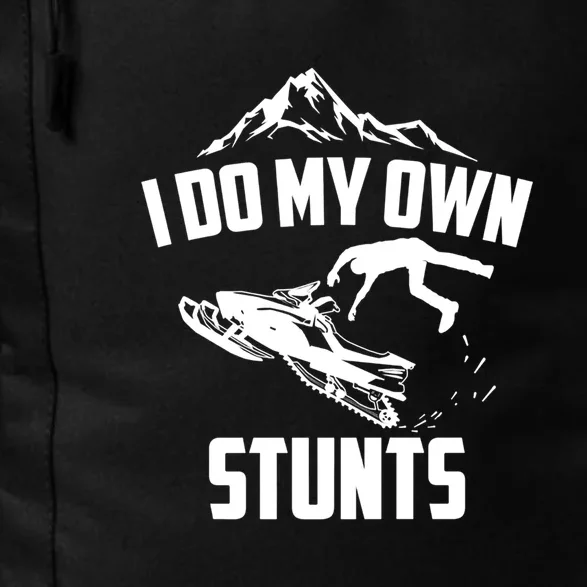 Funny I Do My Own Stunts Jet Ski Personal Watercraft PWC Gift Daily Commute Backpack