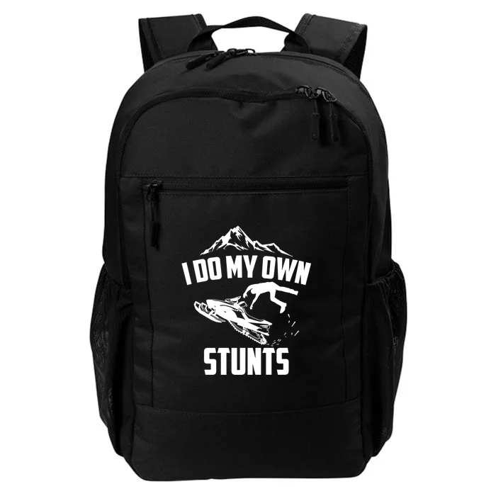 Funny I Do My Own Stunts Jet Ski Personal Watercraft PWC Gift Daily Commute Backpack