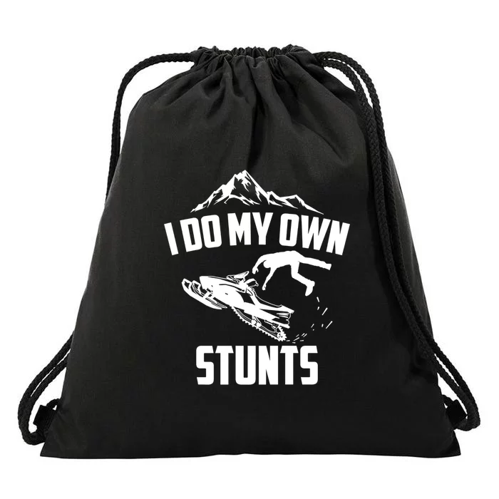 Funny I Do My Own Stunts Jet Ski Personal Watercraft PWC Gift Drawstring Bag