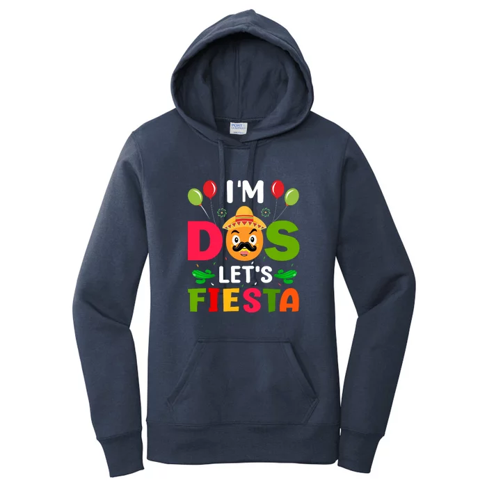 Funny I'm Dos Lets Fiesta Gift Cinco De Mayo Women's Pullover Hoodie