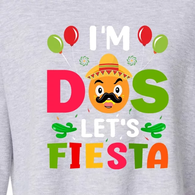 Funny I'm Dos Lets Fiesta Gift Cinco De Mayo Cropped Pullover Crew