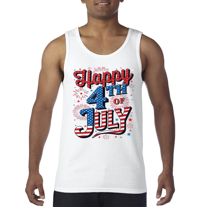 Firecracker Independence Day Happy 4th Of July Gift Tank Top