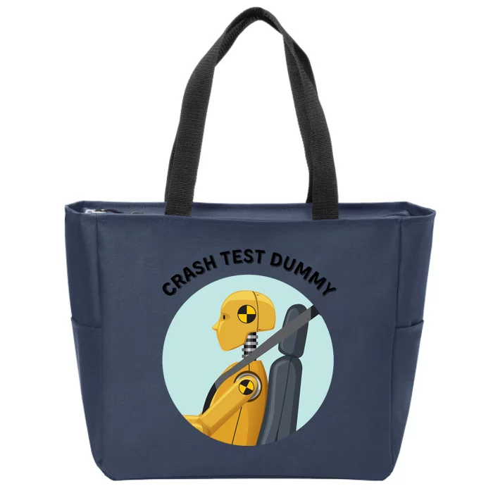 Funny I Do My Own Stunt Break Fix Repeat Crash Test Dummy Zip Tote Bag