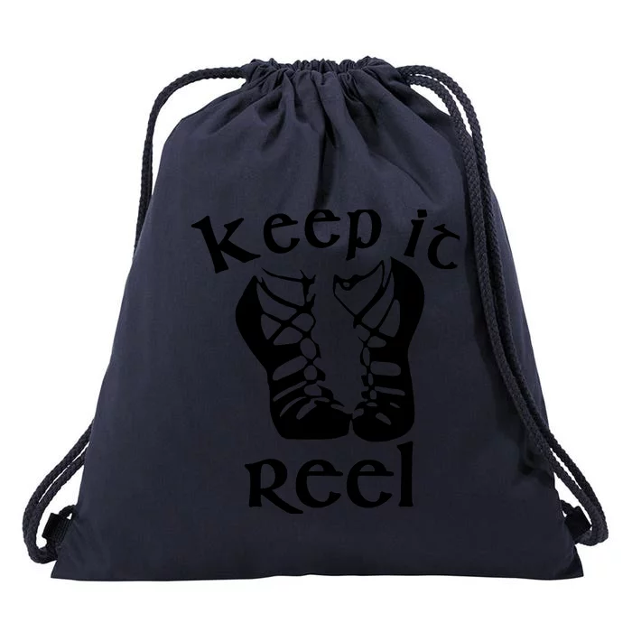 Funny Irish Dance Girl & Wo Gift - Keep it Reel Drawstring Bag