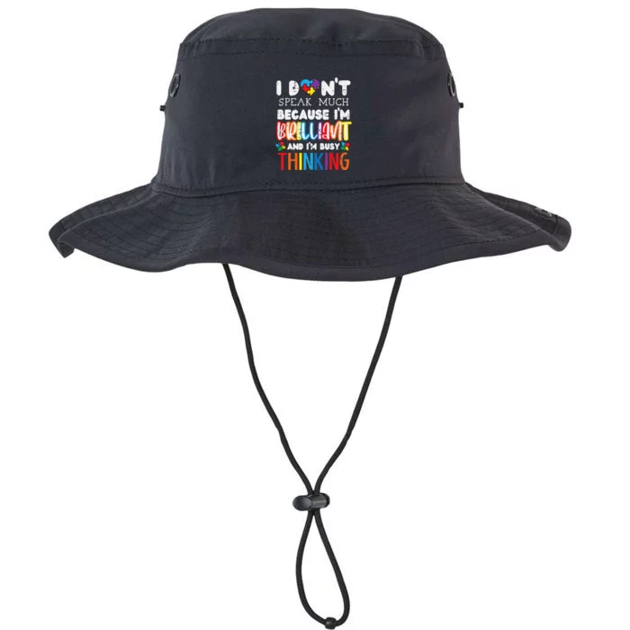 funny I Dont Speak Much Autism Community Legacy Cool Fit Booney Bucket Hat