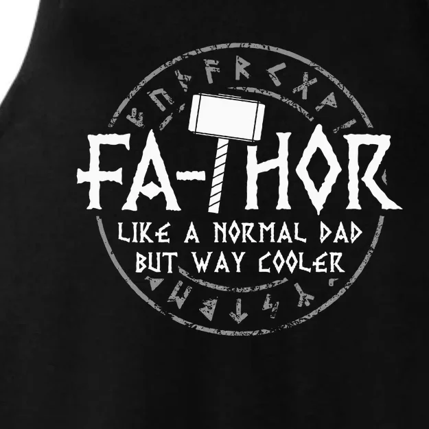 Fathor I Daddy Viking Ladies Tri-Blend Wicking Tank