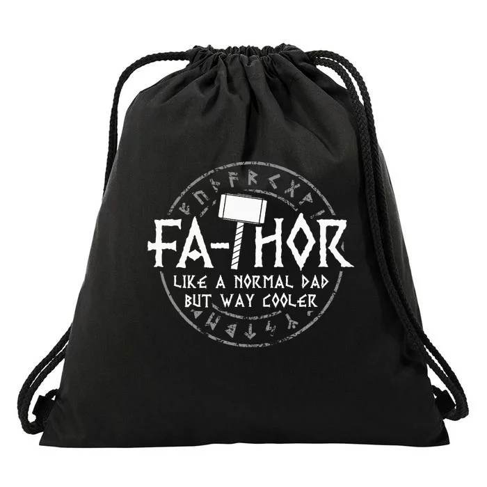 Fathor I Daddy Viking Drawstring Bag