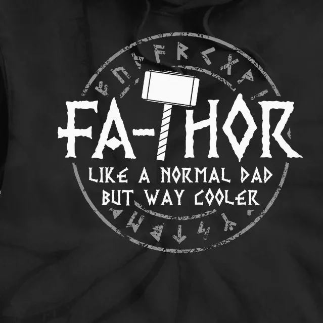 Fathor I Daddy Viking Tie Dye Hoodie