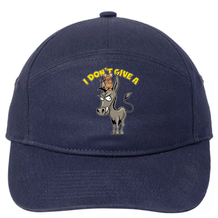 Funny I Don't Give A Rat's Ass 7-Panel Snapback Hat