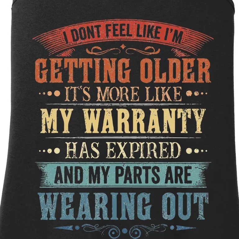 Funny I Don’T Feel Like I’M Getting Older Retro Ladies Essential Tank