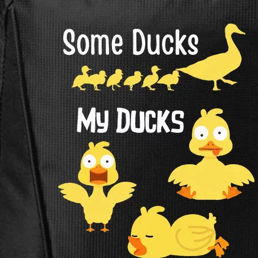 funny I don't have my ducks in a row City Backpack