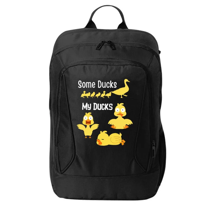 funny I don't have my ducks in a row City Backpack