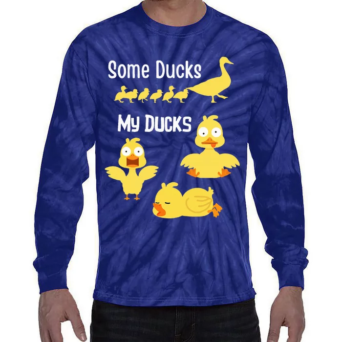 funny I don't have my ducks in a row Tie-Dye Long Sleeve Shirt