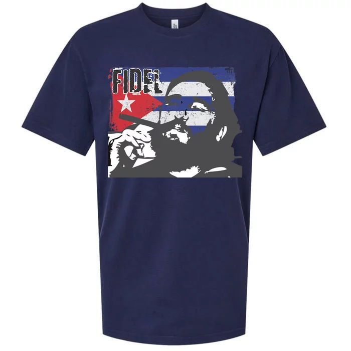 Fidel Castro Sueded Cloud Jersey T-Shirt