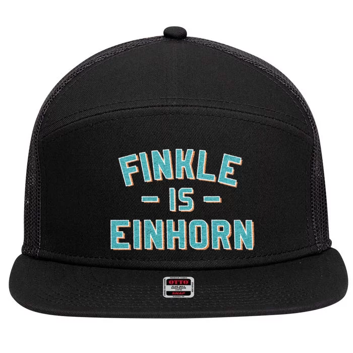 Finkle Is Einhorn 7 Panel Mesh Trucker Snapback Hat