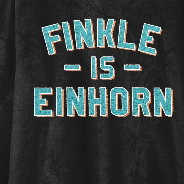 Finkle Is Einhorn Hooded Wearable Blanket