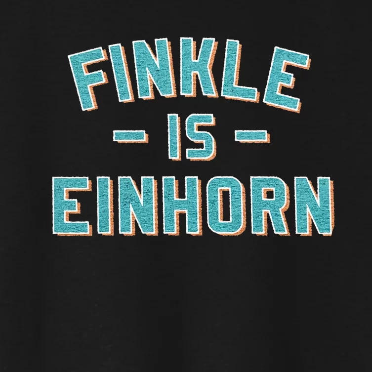 Finkle Is Einhorn Women's Crop Top Tee