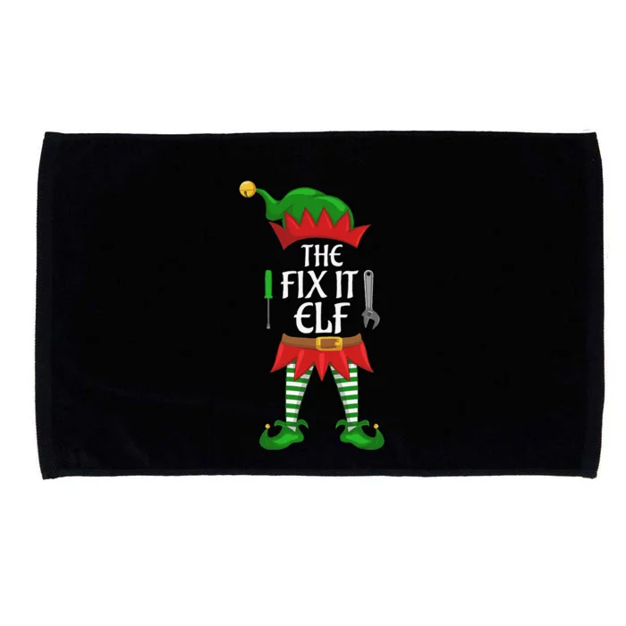 Fix It Elf Family Matching Group Christmas Party Microfiber Hand Towel