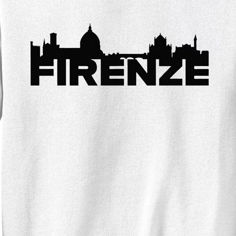 Firenze Italy Europe City Skyline Silhouette Outline Sketch Sweatshirt