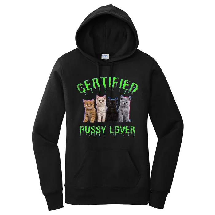 Funny Inappropriate Embarrassing Adult Humor Cat Lover Women's Pullover Hoodie