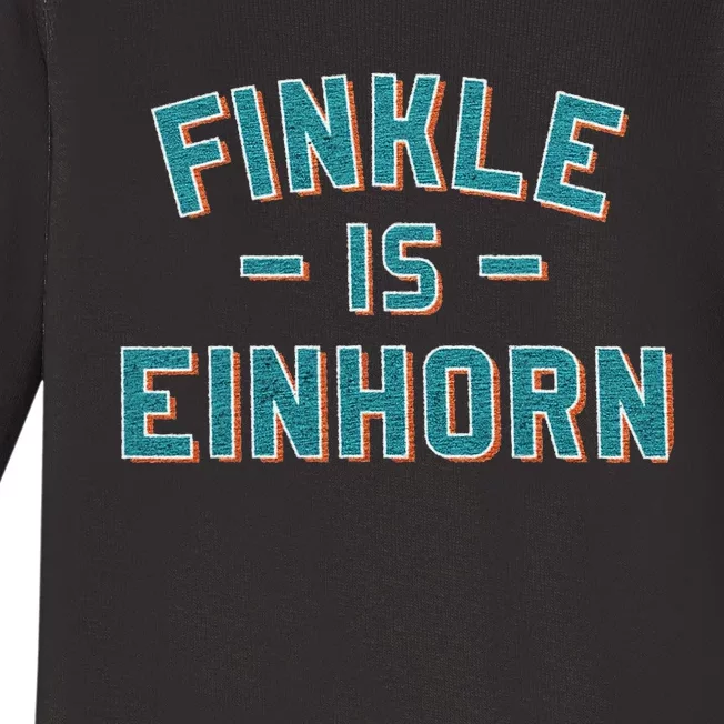 Finkle Is Einhorn Baby Long Sleeve Bodysuit