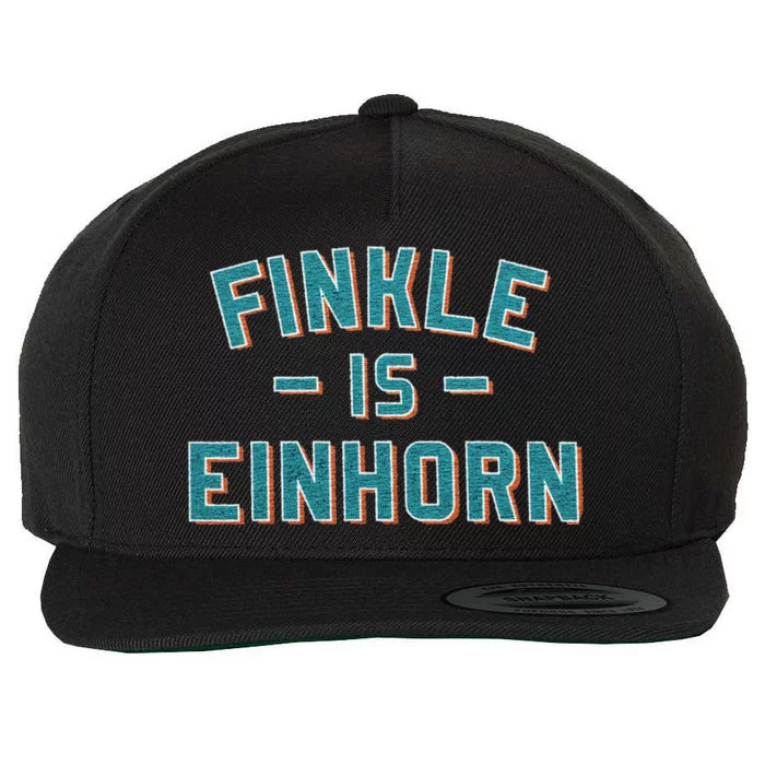 Finkle Is Einhorn Wool Snapback Cap