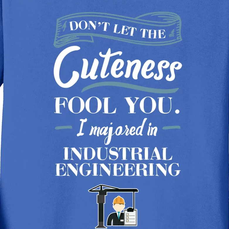 Funny Industrial Engineering Major Meaningful Gift Kids Long Sleeve Shirt