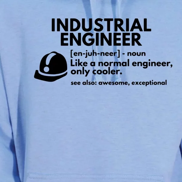 Funny Industrial Engineer Definition Engineering Gift Unisex Surf Hoodie