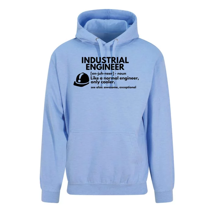 Funny Industrial Engineer Definition Engineering Gift Unisex Surf Hoodie