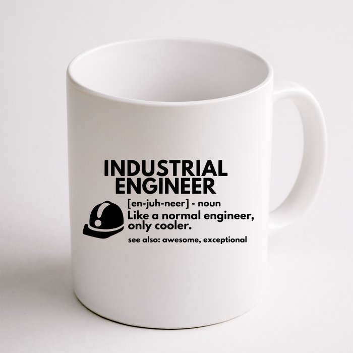 Funny Industrial Engineer Definition Engineering Gift Front & Back Coffee Mug