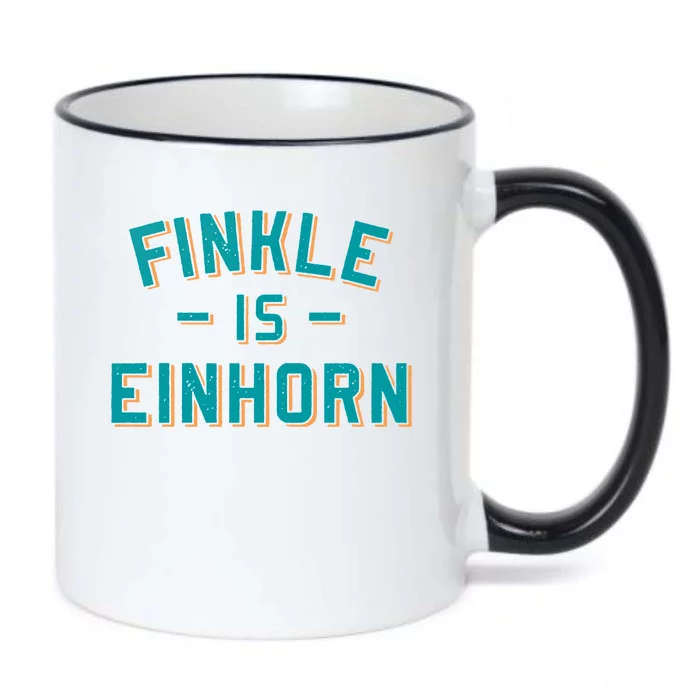 Finkle Is Einhorn Funny Black Color Changing Mug