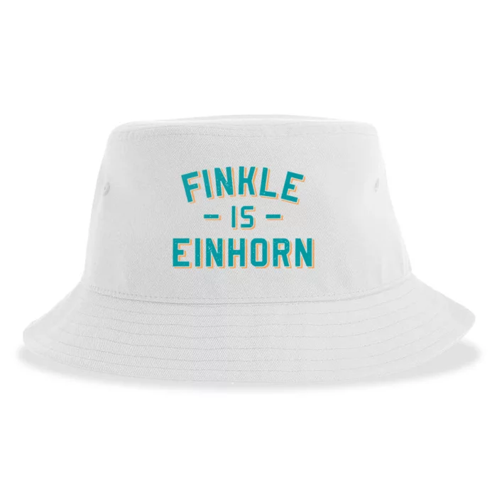 Finkle Is Einhorn Funny Sustainable Bucket Hat