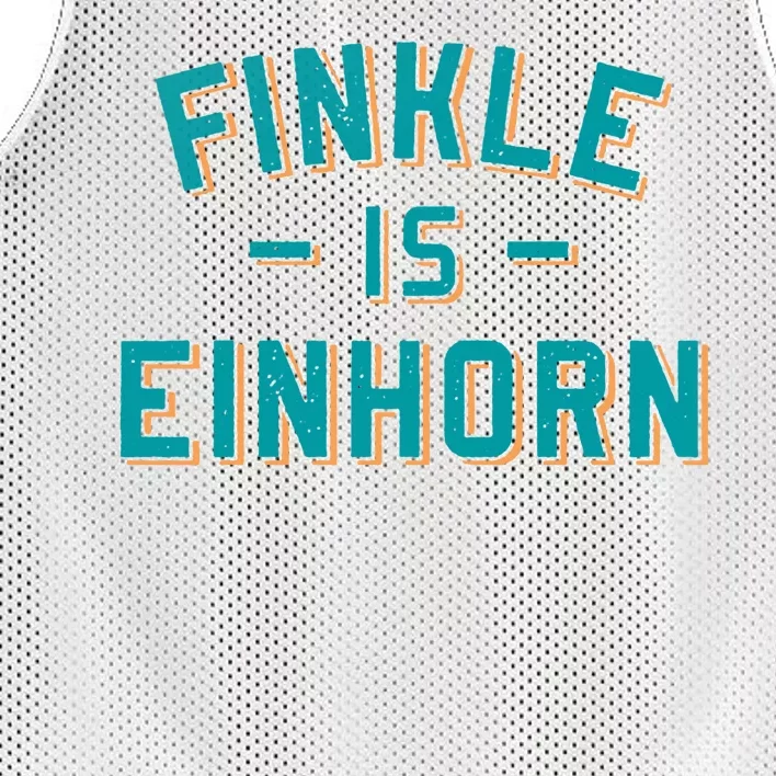 Finkle Is Einhorn Funny Mesh Reversible Basketball Jersey Tank