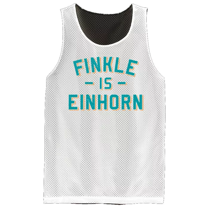 Finkle Is Einhorn Funny Mesh Reversible Basketball Jersey Tank