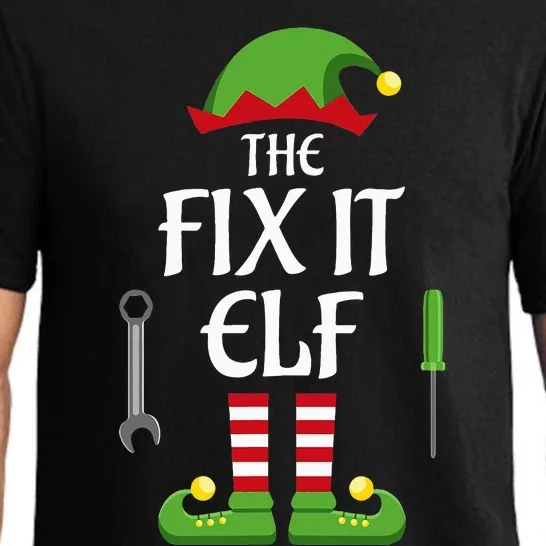 Fix It Elf Family Matching Group Christmas Pajama Set