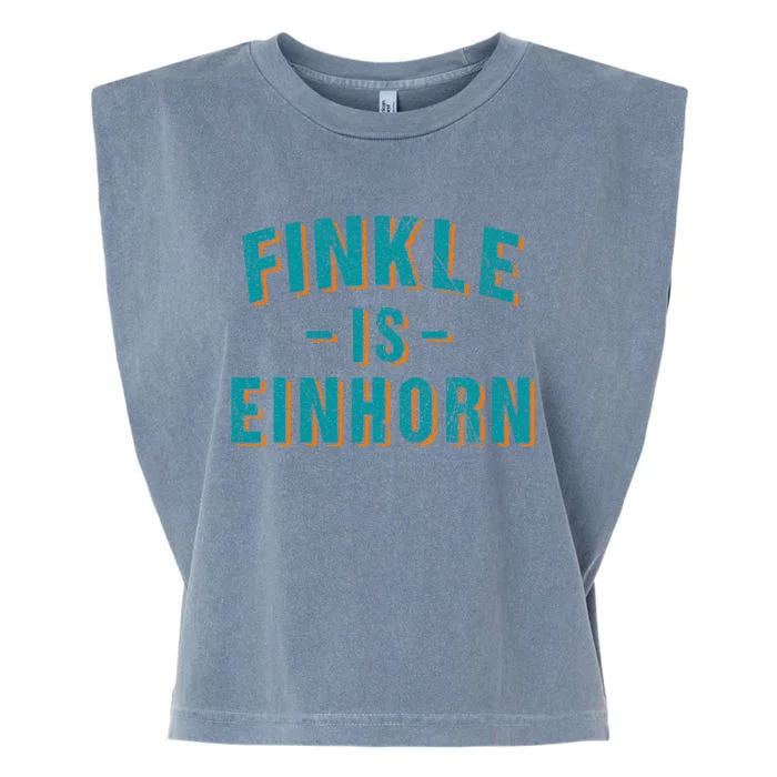 Finkle Is Einhorn Simple Text Vintage Retro Garment-Dyed Women's Muscle Tee