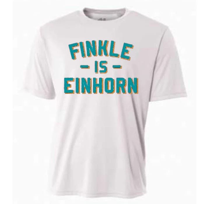 Finkle Is Einhorn Football Fans Cooling Performance Crew T-Shirt