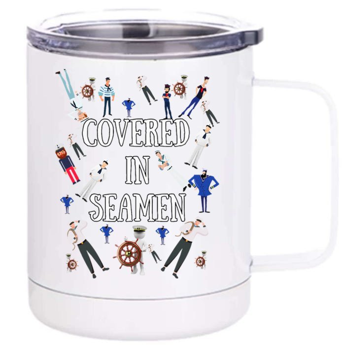 Funny Inappropriate Embarrassing Front & Back 12oz Stainless Steel Tumbler Cup