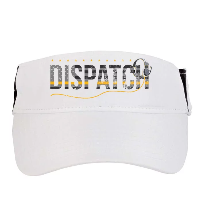 Fire I Ems I Police Or Thin Yellow Line For 911 Dispatcher Adult Drive Performance Visor