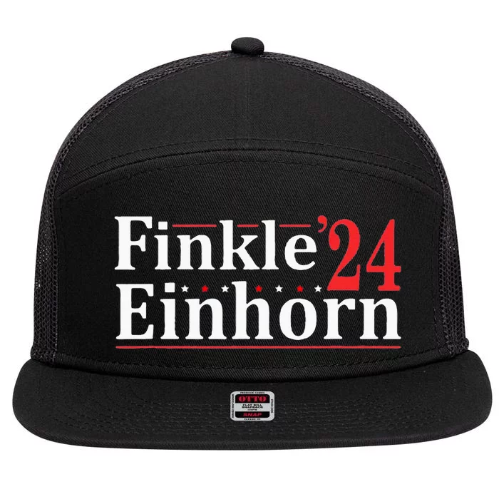 Finkle Is Einhorn 2024 Football Fans New Logo 7 Panel Mesh Trucker Snapback Hat