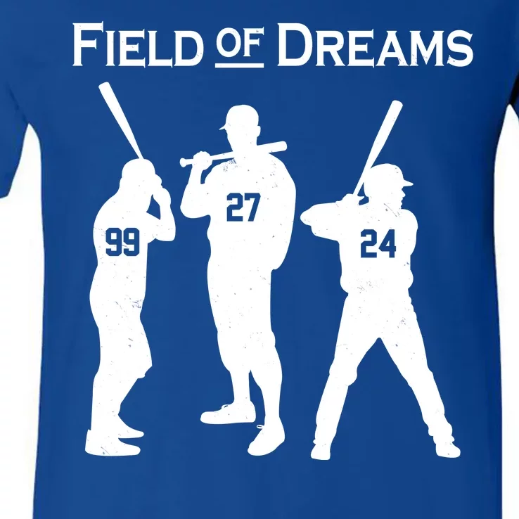 Field of Dreams Baseball V-Neck T-Shirt