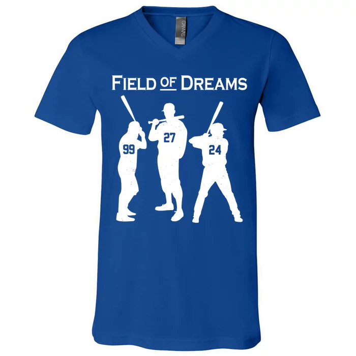 Field of Dreams Baseball V-Neck T-Shirt